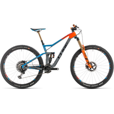 Mountain Bike CUBE STEREO 150 C:68 ACTION TEAM 29" Gris/Azul/Naranja 2019 0
